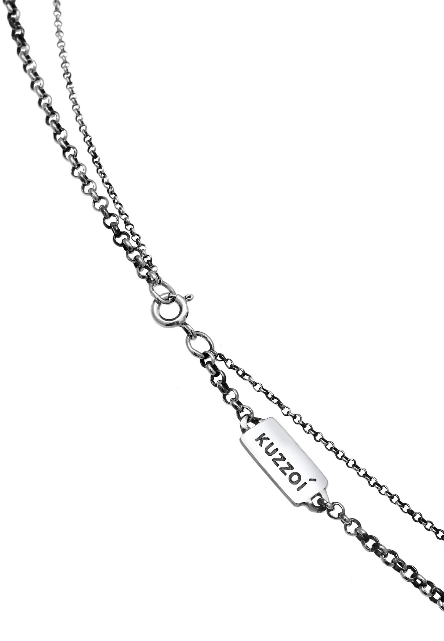 KUZZOI Hommes Couches Pendentif boussole en argent sterling 925