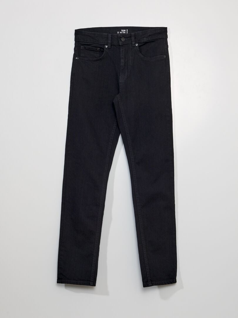 Slim jeans - L32 - ZWART