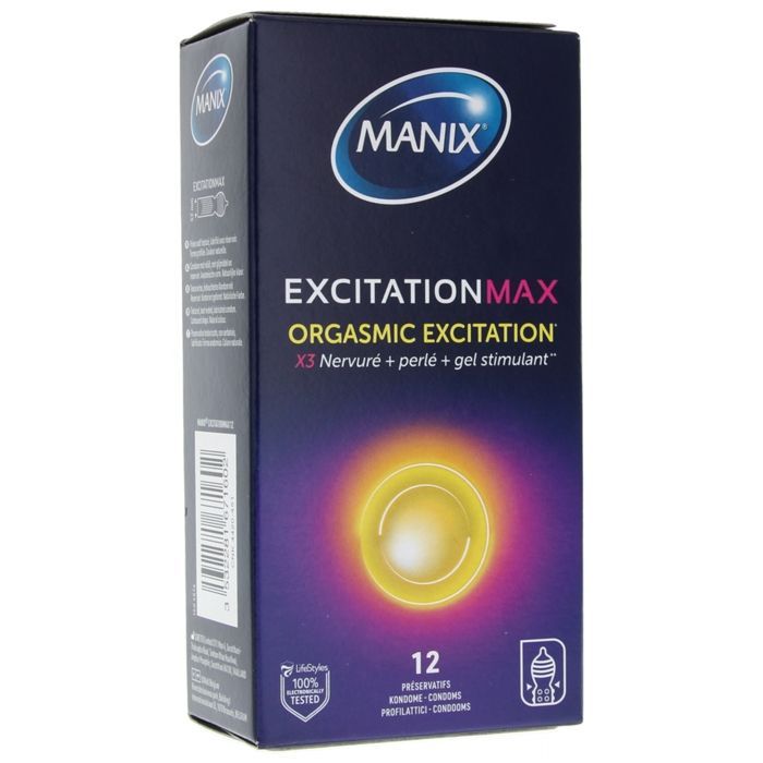 Préservatifs excitation max 12