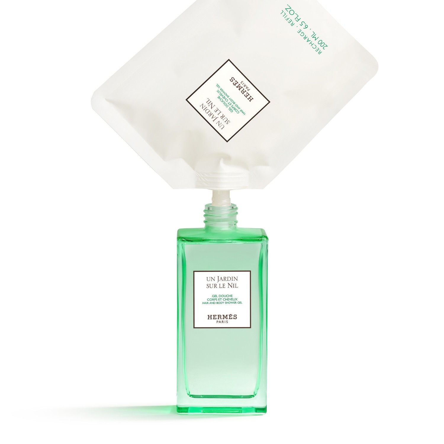 HERMÈS Duschgel-Kollektion Parfum Jardin Un Jardin Sur le Nil Haar- und Körperduschgel – 200 ml