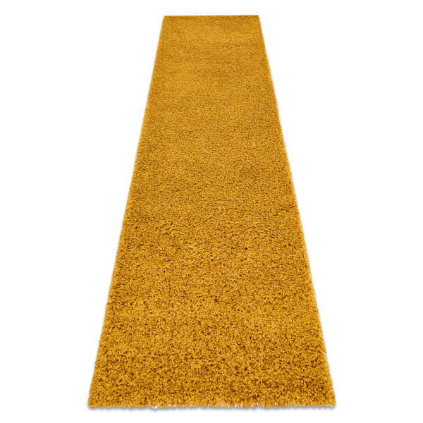 Dywan, Chodnik SOFFI shaggy 5cm złoty - do 60x200 cm