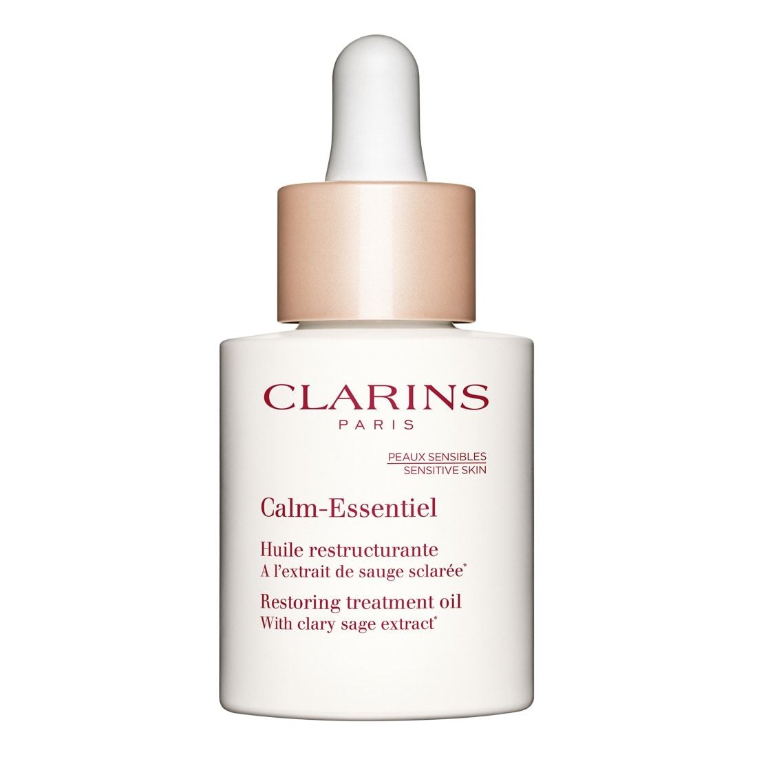 Clarins Calm-Essentiel pleťový olej – regeneračný ošetrujúci olej – 30 ml