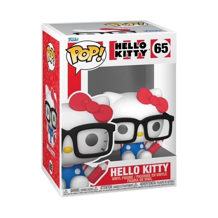Figura coleccionable - FUNKO - Hello Kitty Nerd - Gris - Multicolor - Niño