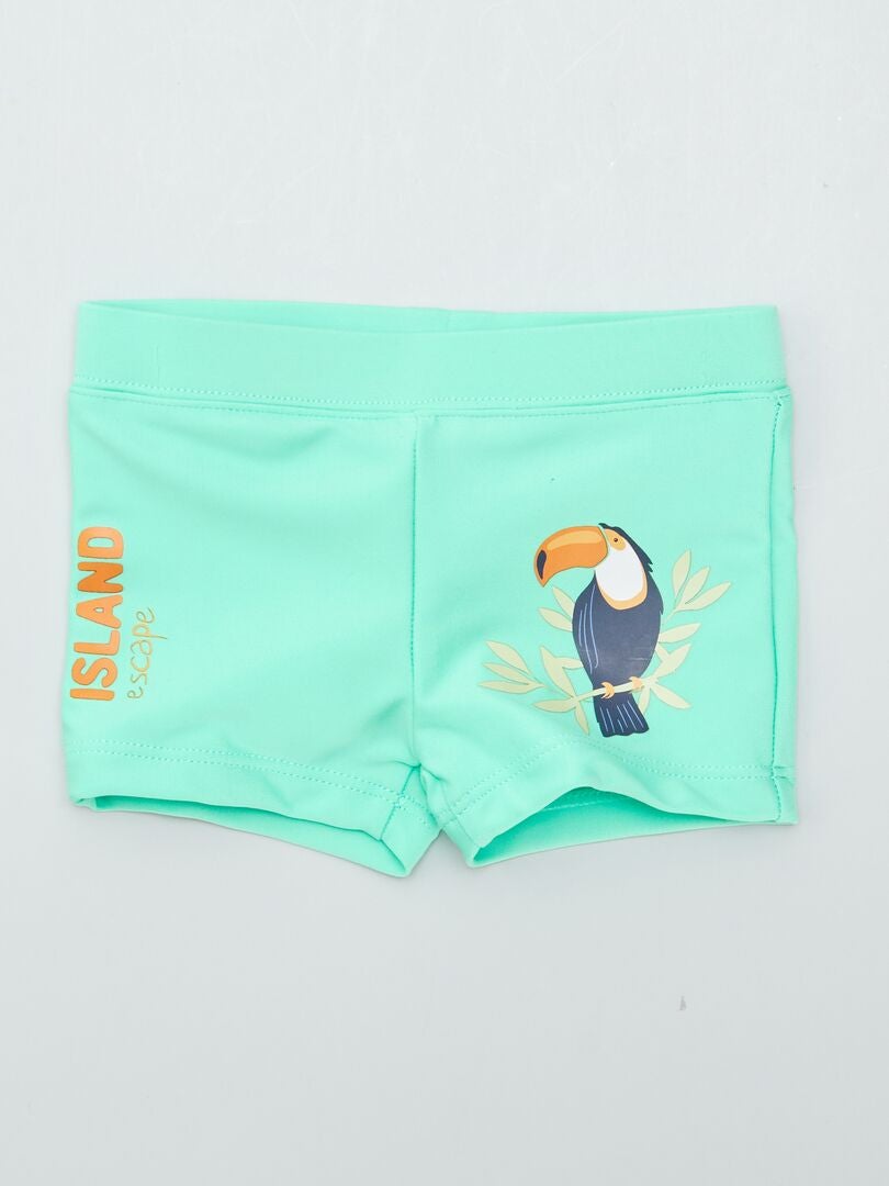 Conjunto de 2 bóxers de playa - VERDE