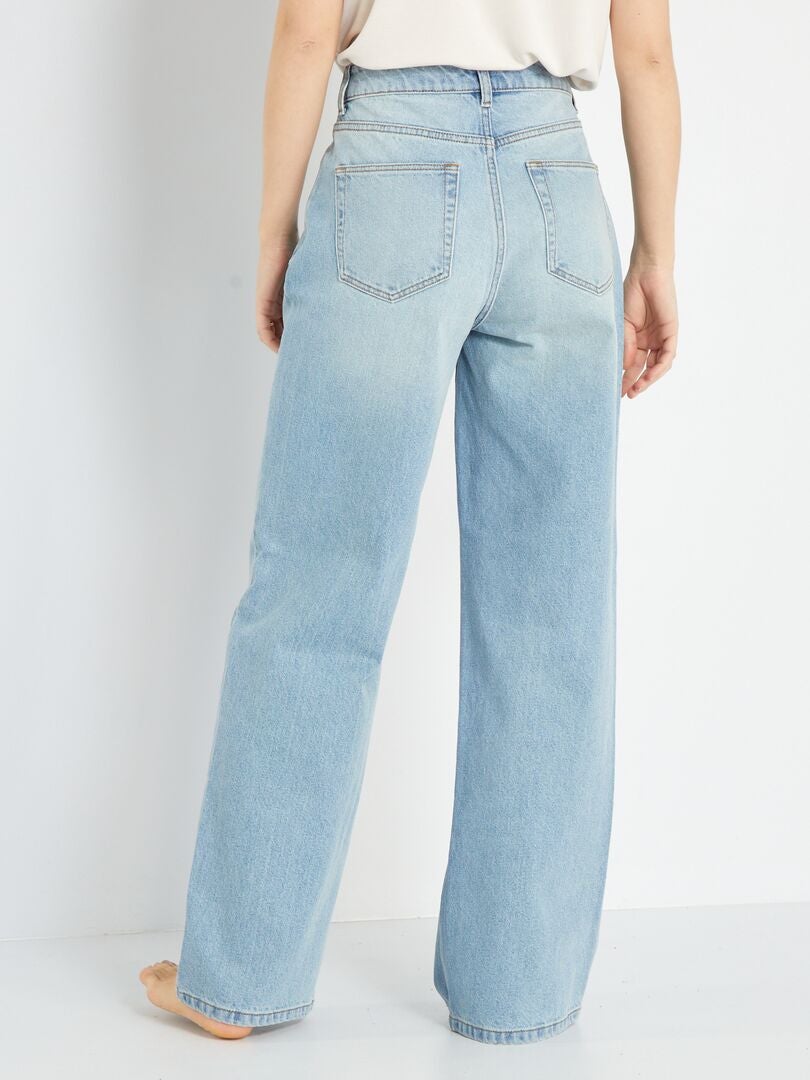 Pantalones vaqueros de pierna ancha - 30L - azul