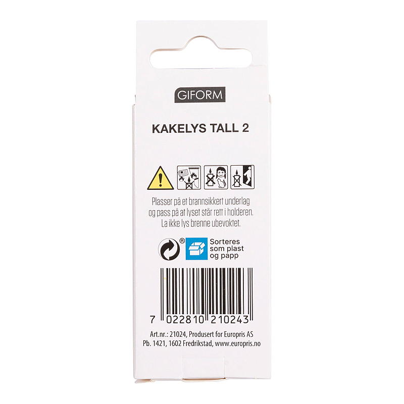 Giform kakljus nummer 2