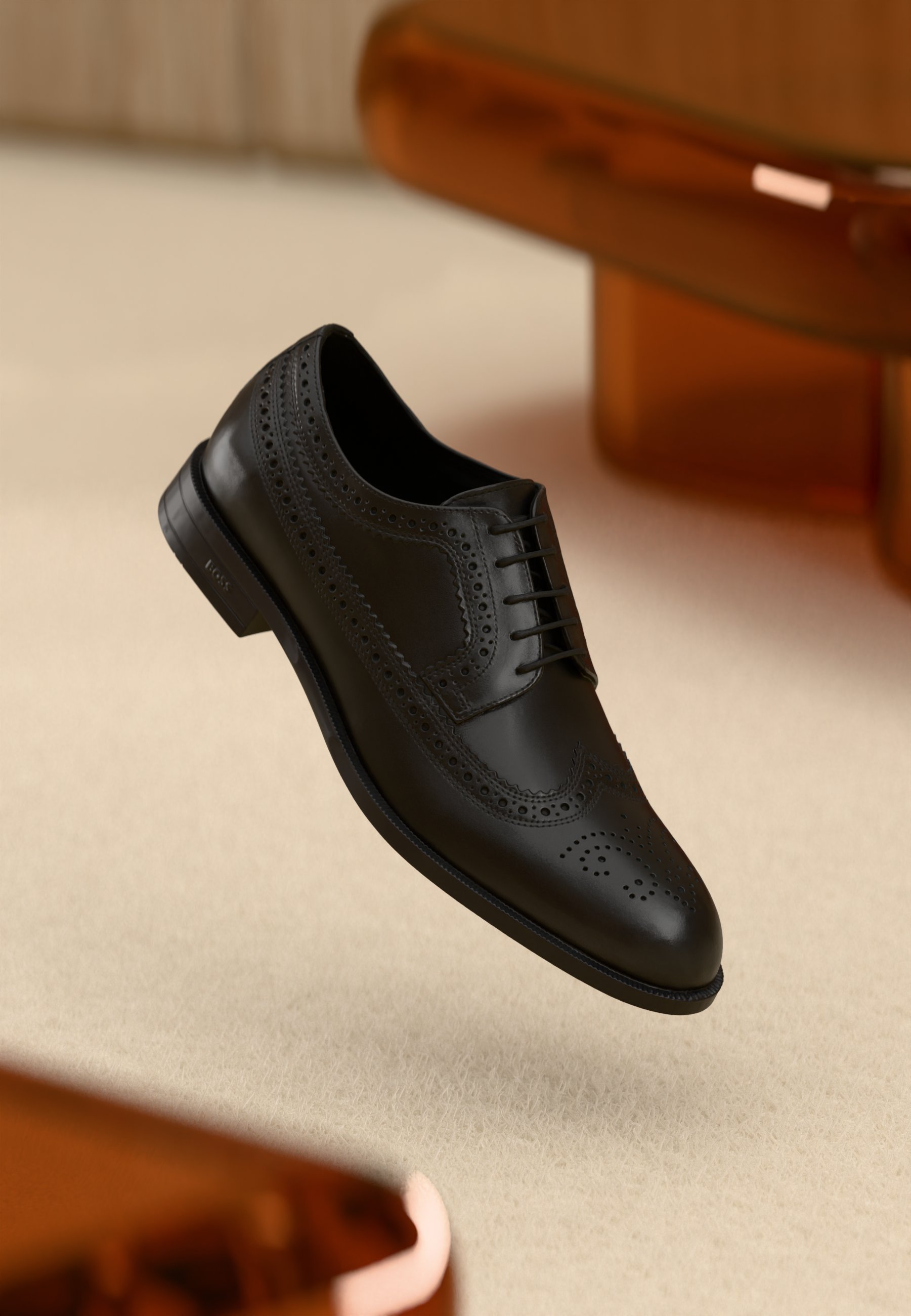 BOSS TAYIL - Chaussures à lacets - noires