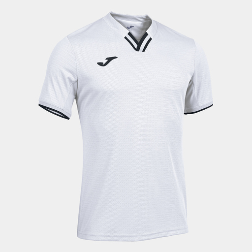 T-shirt à manches courtes Joma Toletum IV blanc et noir
