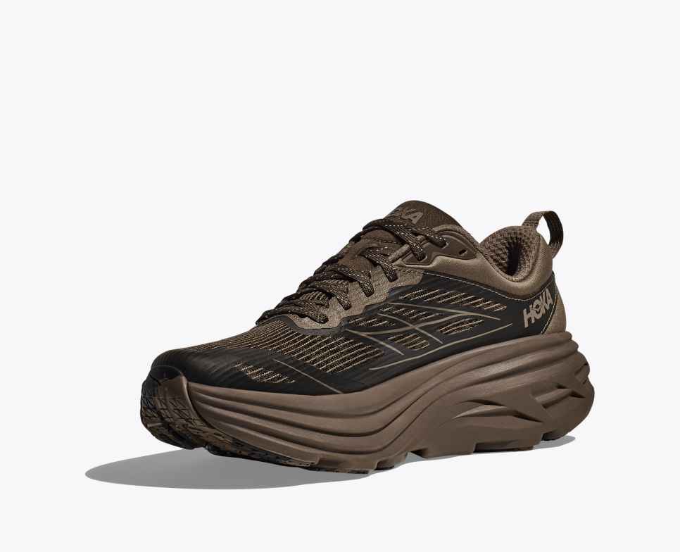 HOKA Stealth/Tech Bondi 8 Caged Umber / Deep Umber