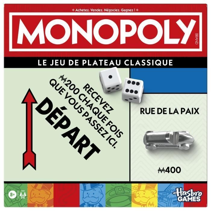 Classic Monopoly + Free Park Expansion