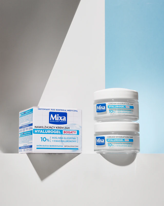 Mixa HYALUROGEL HYALUROGEL creme de dia intensamente hidratante com ácido hialurônico