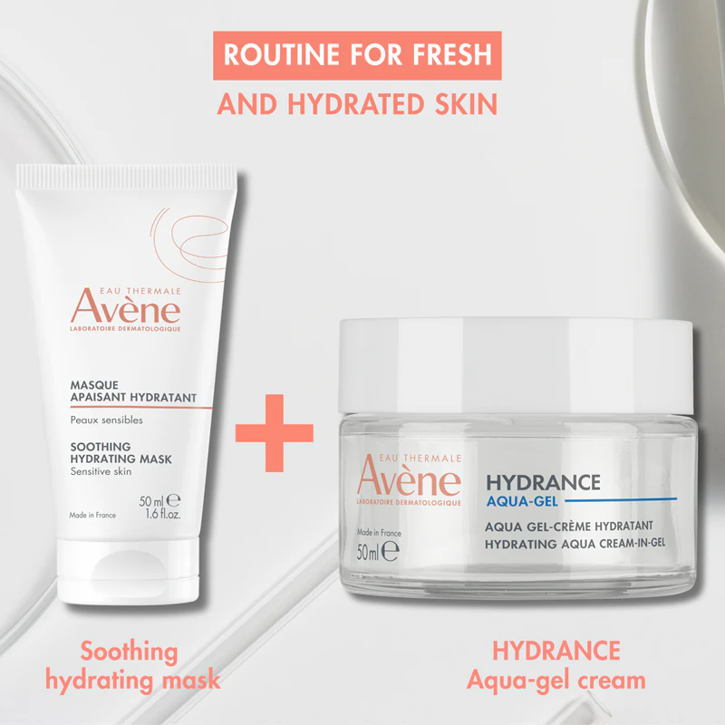 Caixa de presente Avène Hydrance, um conjunto de presente de Natal com hidratação intensiva.