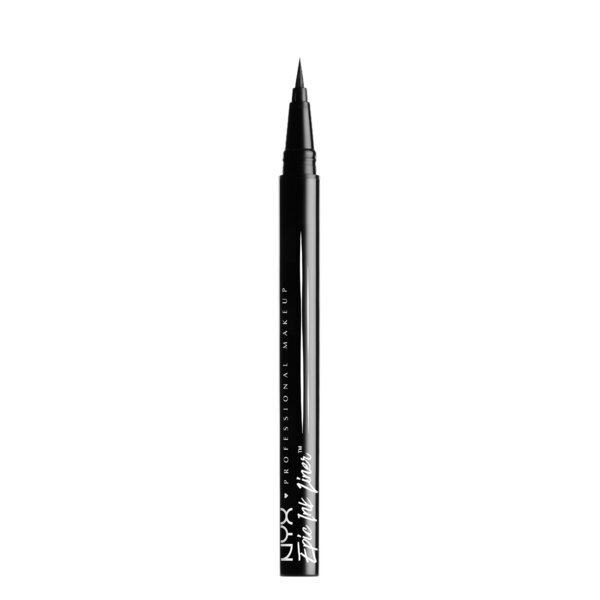 Črtalo za oči NYX Professional Makeup Epic Ink črna barva, 1 ml