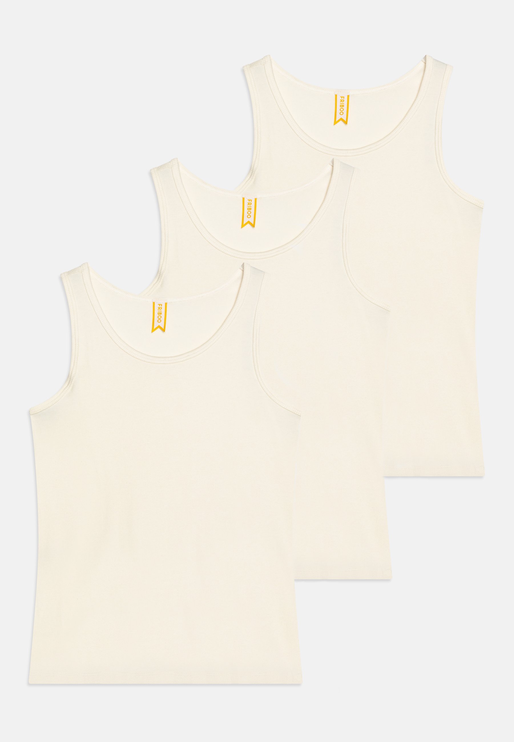 Friboo UNISEX 3 PACK - Tílko - black