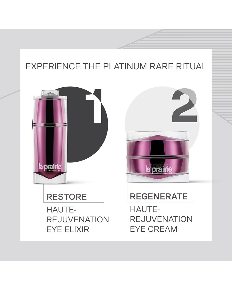 ELIXIR DE ÎNTINERIRE PENTRU OCHI LA PRAIRIE PLATINUM RARE, SER PENTRU OCHI