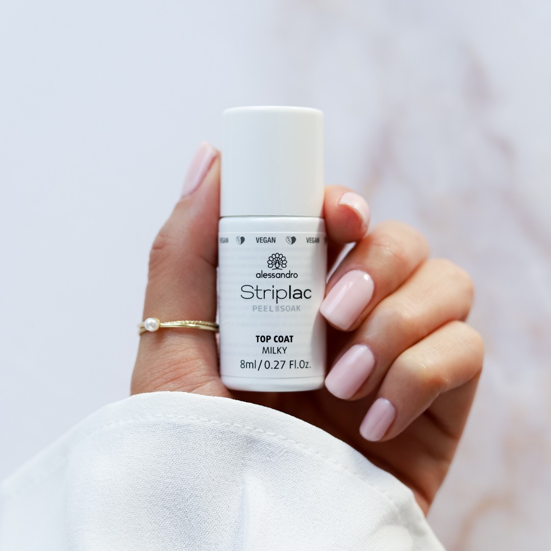 Alessandro Peel Or Soak Top coat MILKY