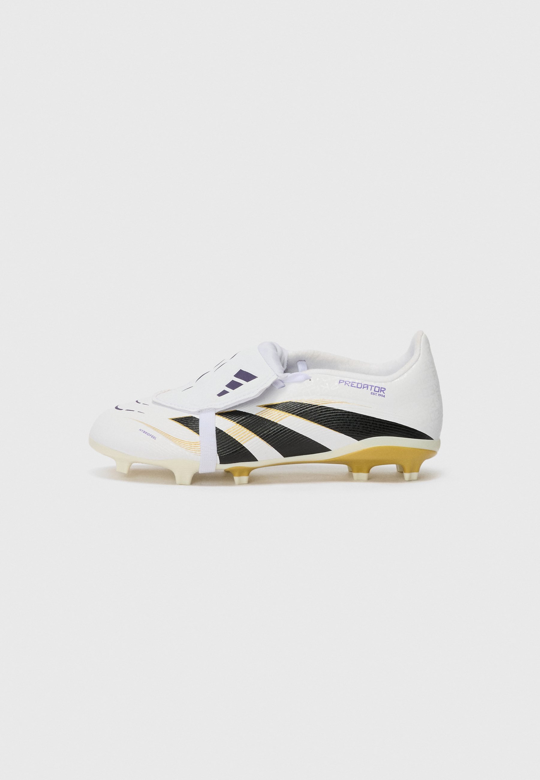 adidas Performance PREDATOR LEAGUE FOLD OVER TONGUE FIRM GROUND/MULTI GROUND KIDS UNISEX - Voetbalschoenen voor stevige ondergrond - ftwr wit/core zwart/goudkleurig