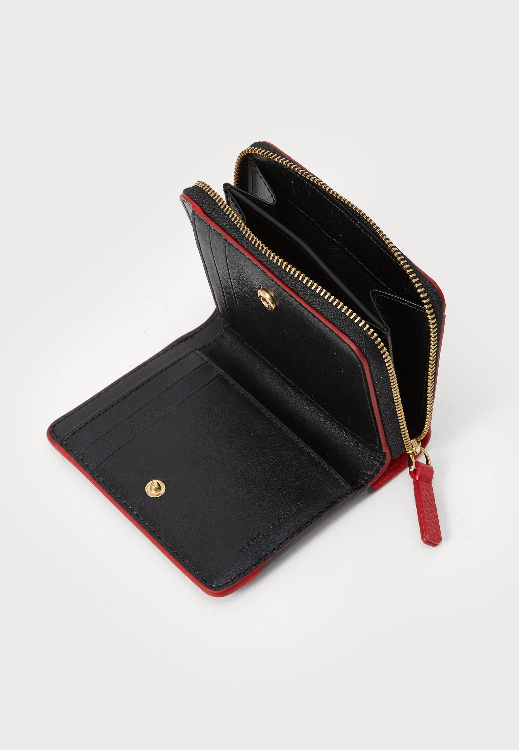 MARC JACOBS MINI COMPACTE PORTEMONNEE - Portemonnee - echt rood