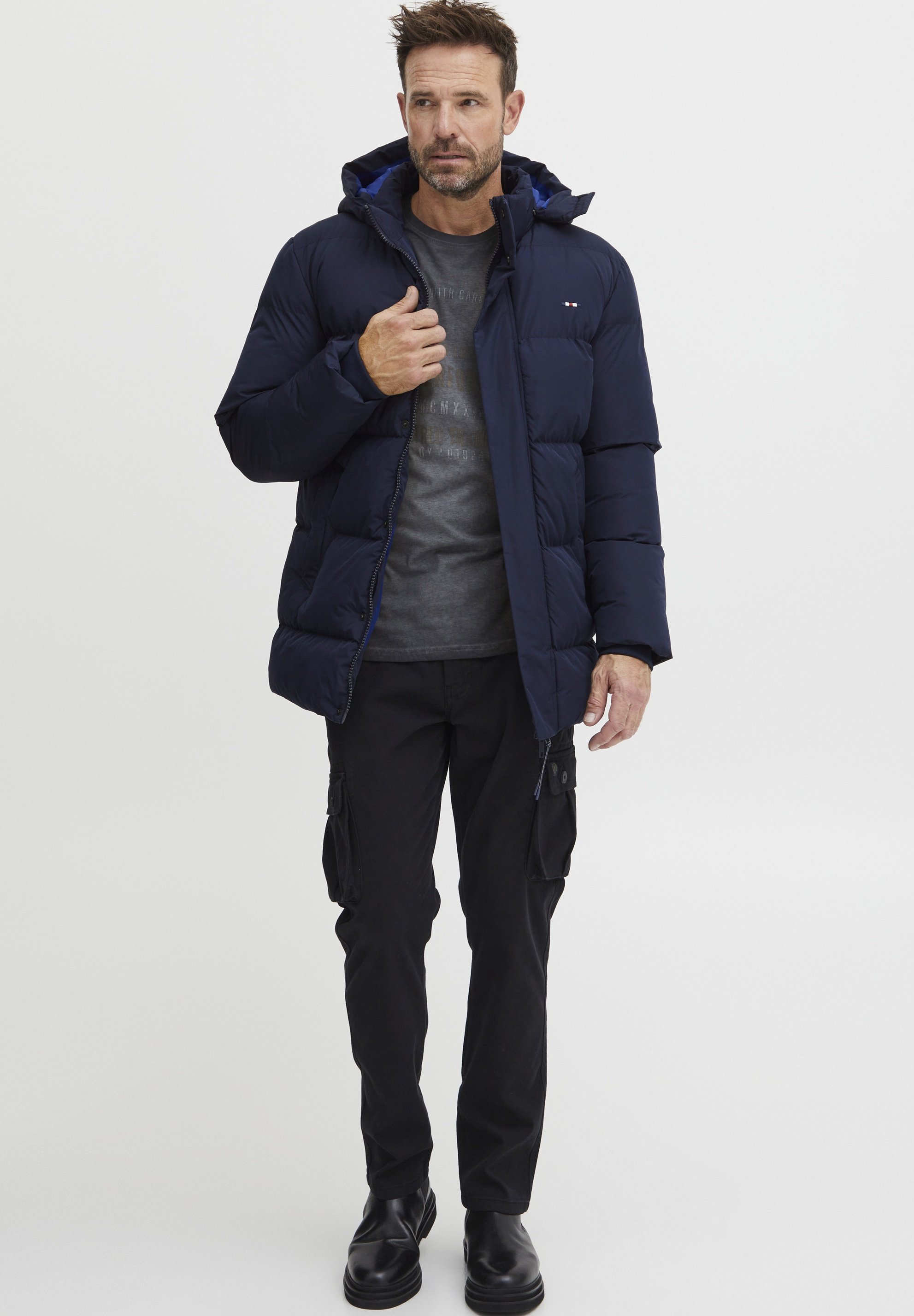 FQ1924 FQHubert - Manteau d'hiver - Blazer bleu marine