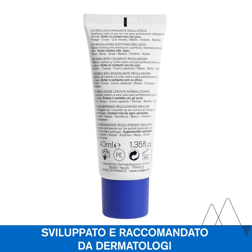 URIAGE Uriage DS reguleeriv hooldusemulsioon ärritunud nahale 40 ml sügavniisutus