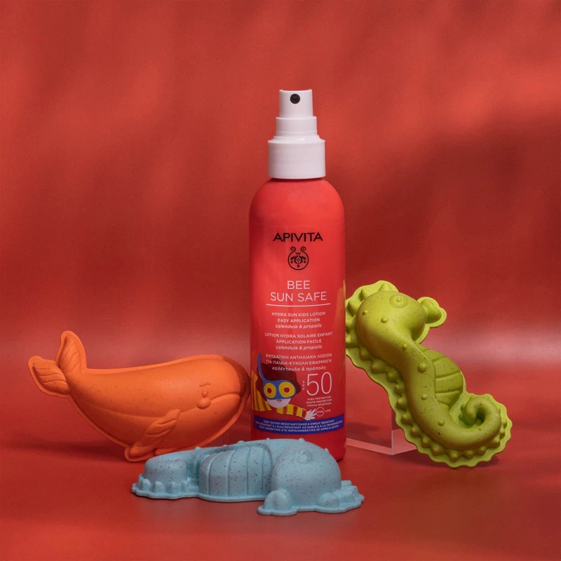 Apivita Bee Sun Safe Kids Spray SPF50 saules aizsargsprejs bērniem ar SPF 50