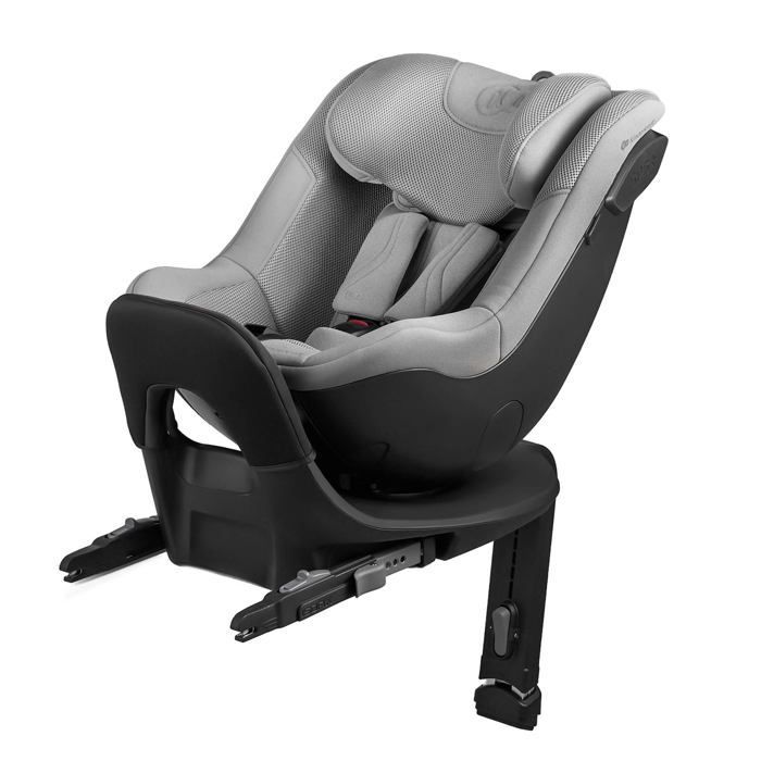 Κάθισμα αυτοκινήτου Kinderkraft I-GUARD PRO i-Size 61-105 cm περιστρεφόμενο 360° ISOFIX με βάση στήριξης H-GUARD SPS+ AIR FLOW γκρι