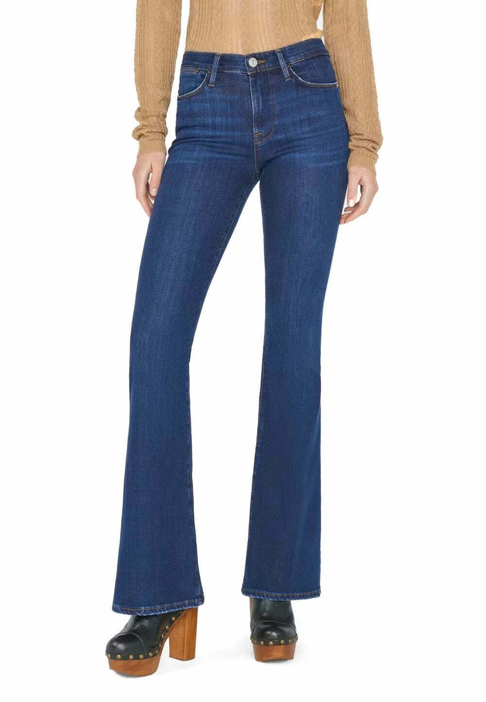 FRAME FLARE MAJESTY - Uitlopende jeans - denim