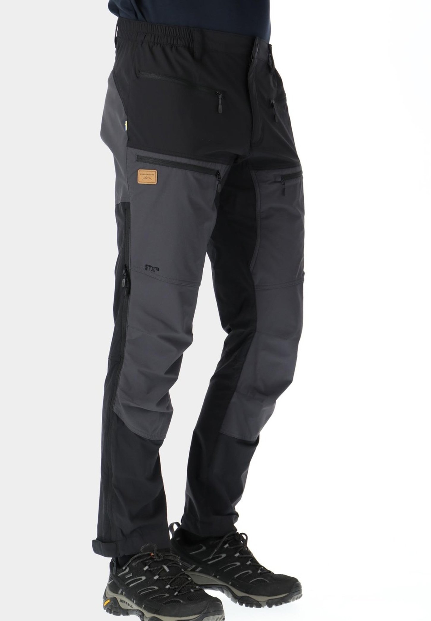 Pantalon outdoor Swedemount LOFOTEN - noir anthracite