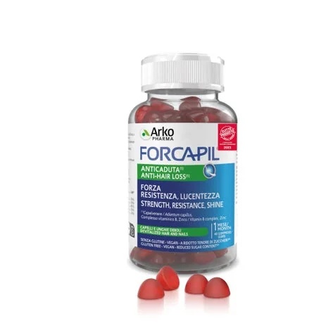 FORCAPIL Forcapil contra queda de cabelo 60 gomas para o bem-estar capilar