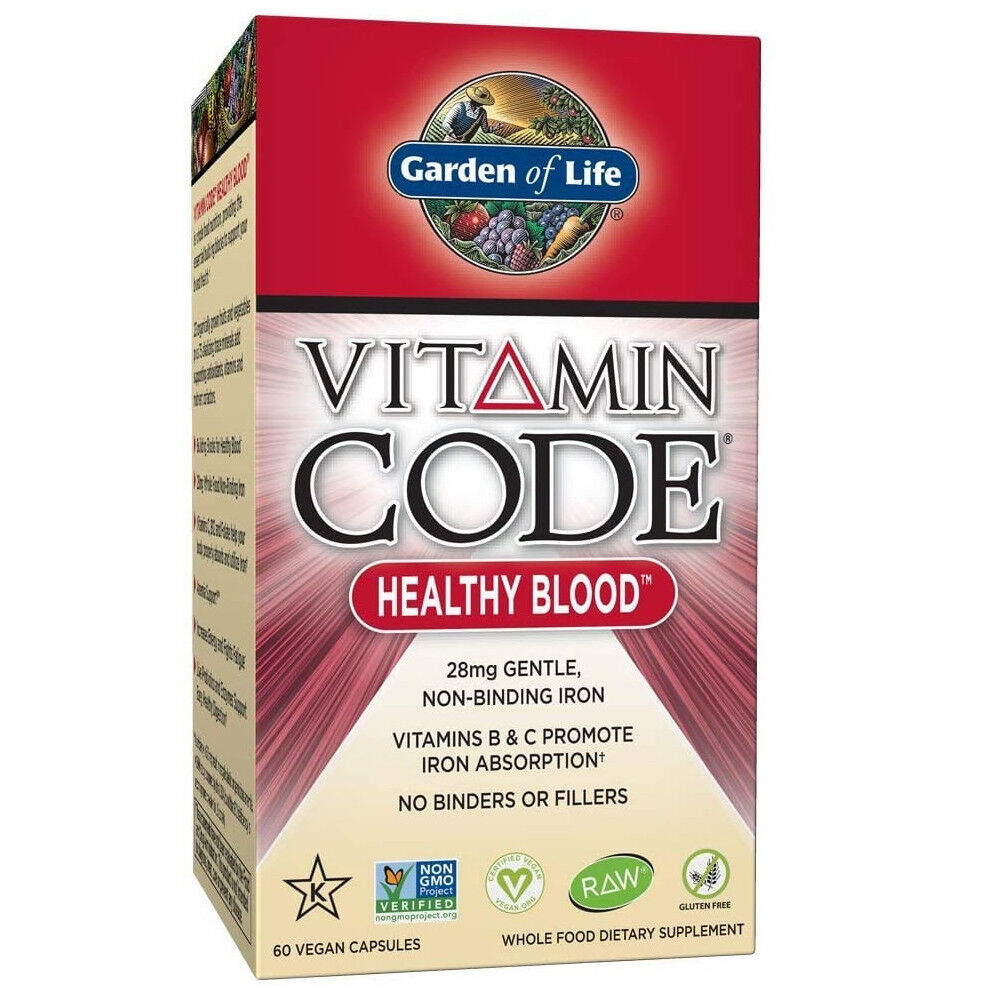 Garden of Life Vitamin Code Hälsosamt blod