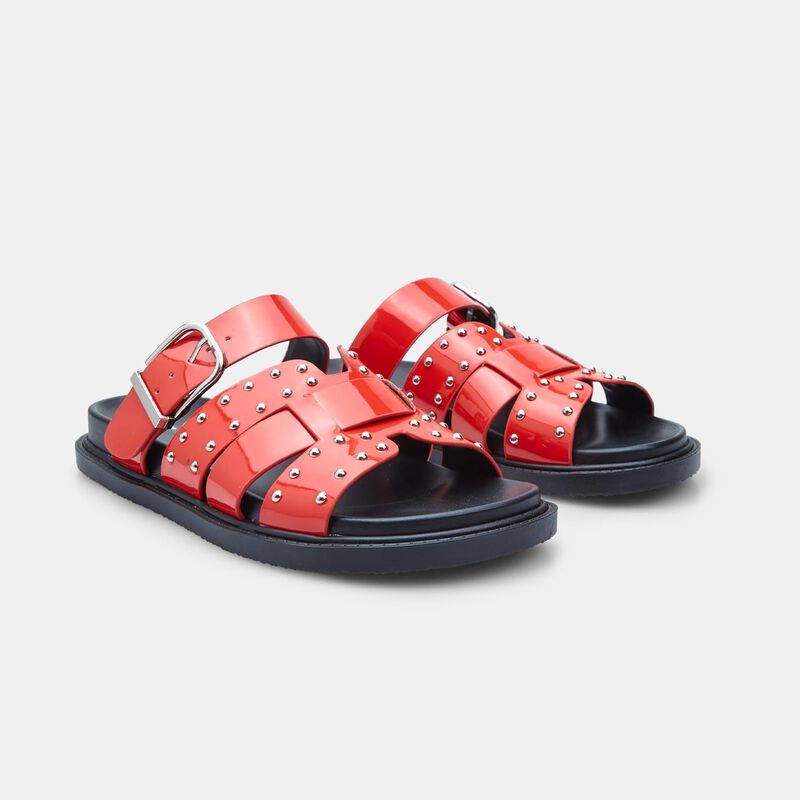 BATA RED LABEL Damskie mini sandały z ćwiekami