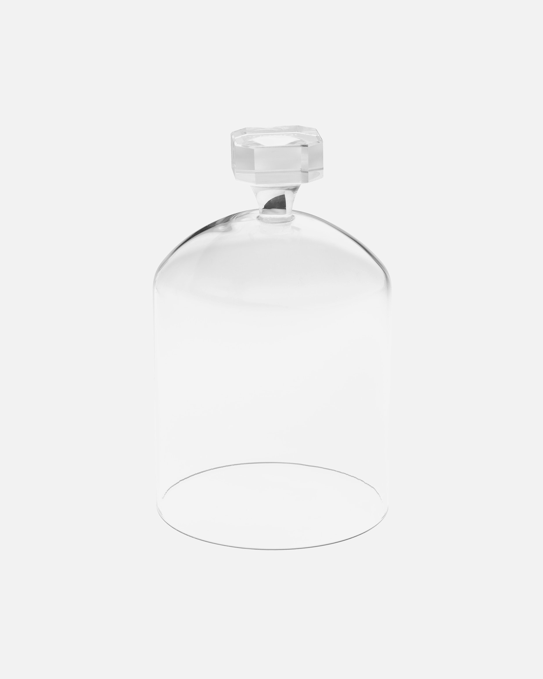 Durance Cloche en verre incolore