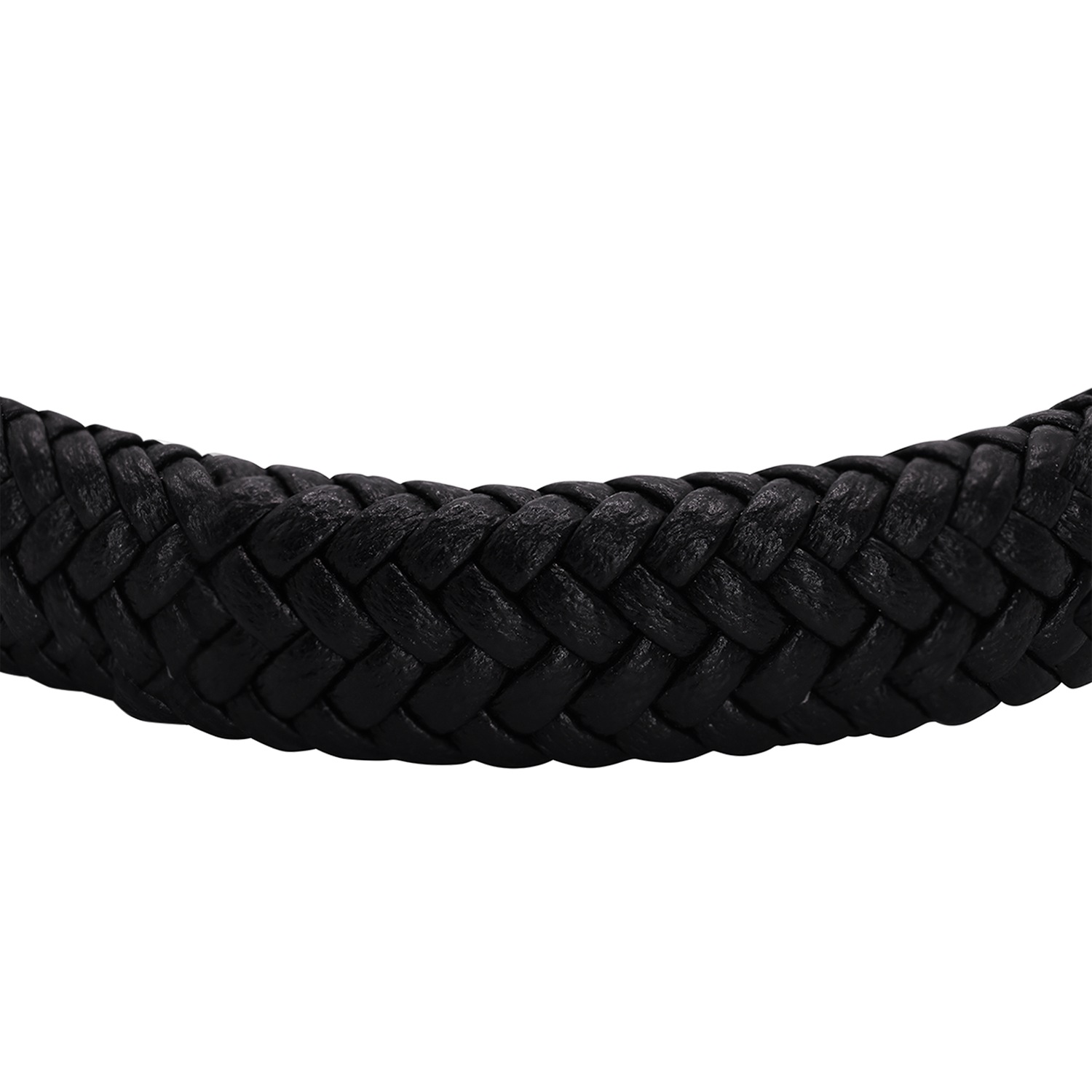Heideman Bracelet en cuir Nelio noir