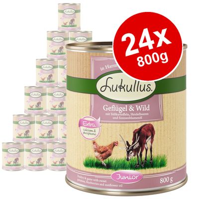 Lukullus Junior Saver Pack 24 x 800 g