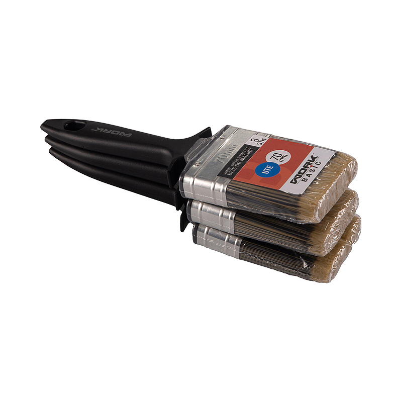 Work Basic Bejdsepensel 3-pack 70 mm, Work