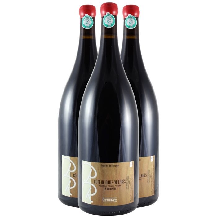 Maison Petit Roy Côte de Nuits-Villages La Montagne MAGNUM 2019 - Vin Rouge de Bourgogne (3x150cl)