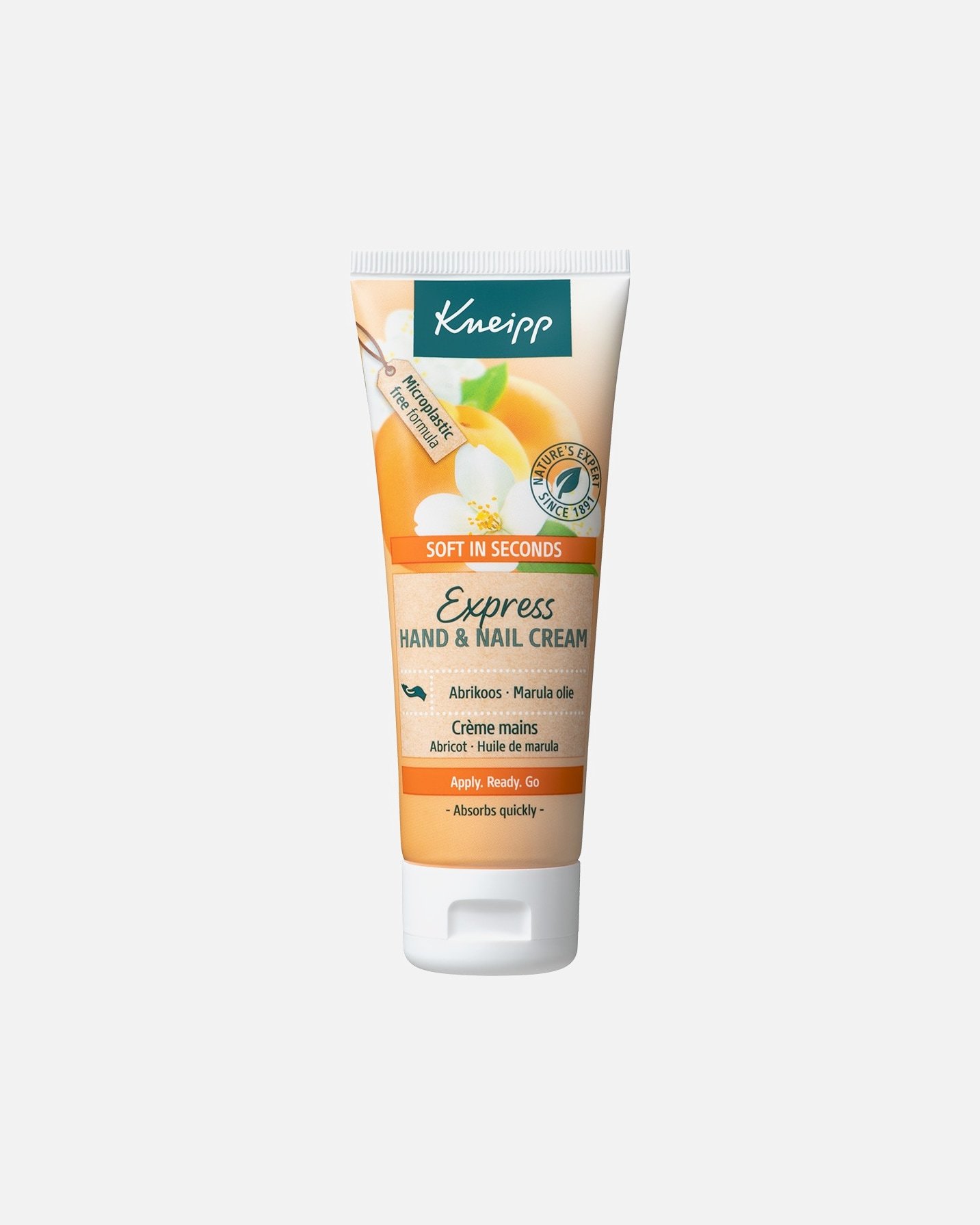Kneipp krema za roke Soft In Seconds Express z okusom marelice - 75 ml