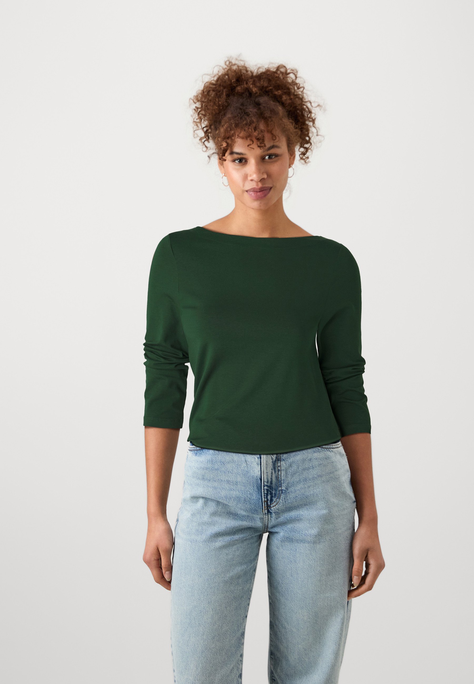 Vero Moda Tall VMPANDA 3/4 - Top met lange mouwen - dennenbos