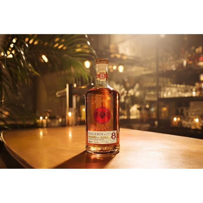 Rhum Bacardi Reserva Ocho - Old Rhum - Puerto Rico - 40% vol - 70cl