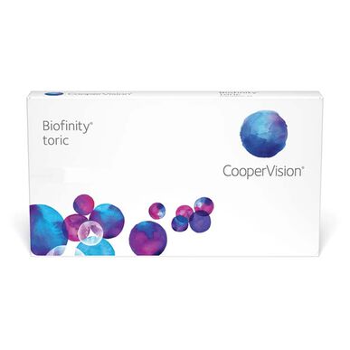 Biofinity torične kontaktne leče, 3 ali 6 kosov.