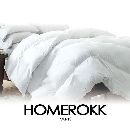 Couette - HOMEROKK - 220 x 240 cm - 450 gr/m² - Microfibre - 4 saisons
