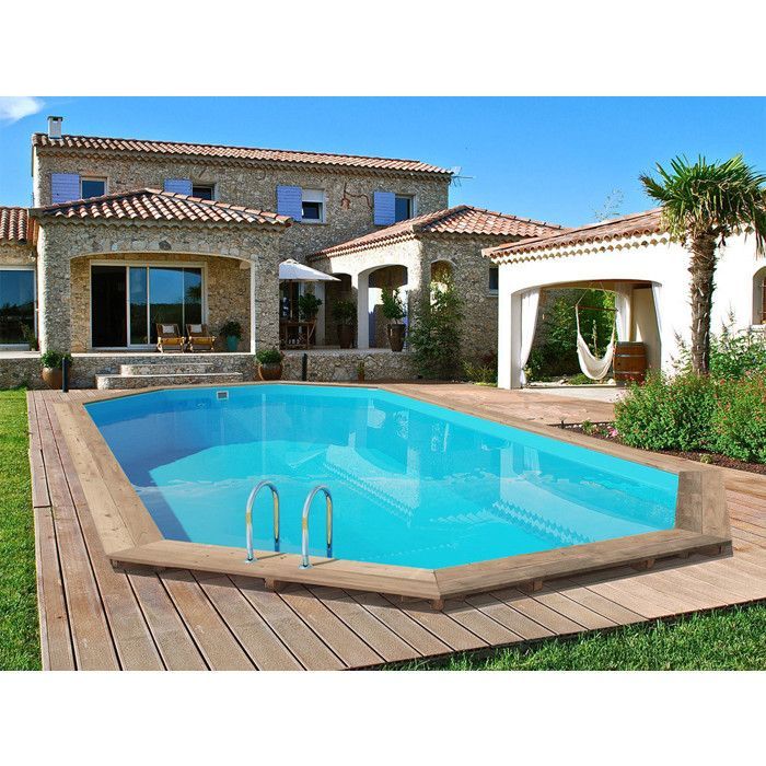 Piscina de madera 