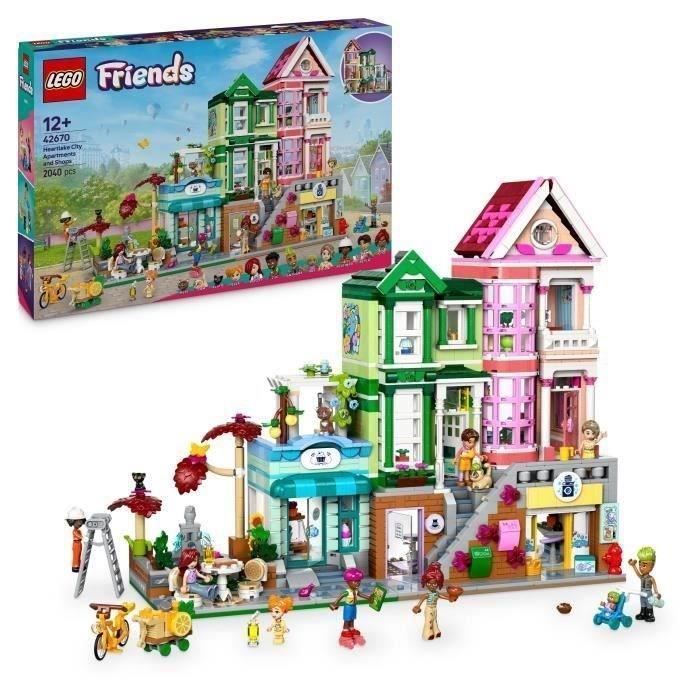 LEGO Friends 42670 Heartlake City Apartments and Shops Creative Playset for Kids