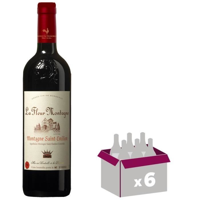 La Fleur Montagne 2022 Montagne Saint-Emilion - Vin rouge de Bordeaux x6