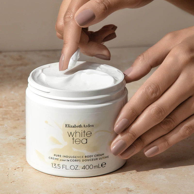 Creme corporal Elizabeth Arden White Tea para mulheres
