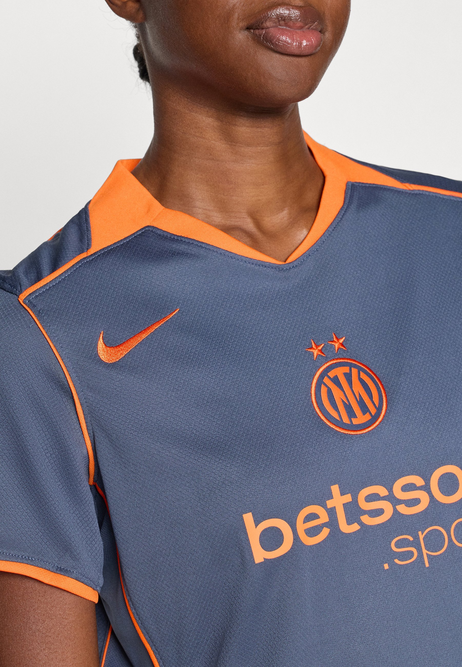 Nike Performance INTER - Odzież klubowa - jasnoniebieski/pomarańczowy