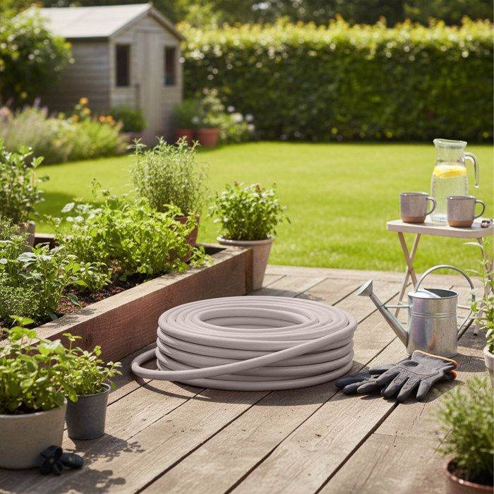 Tuyau d'arrosage Relaxdays, 70 m, tuyau universel 1/2