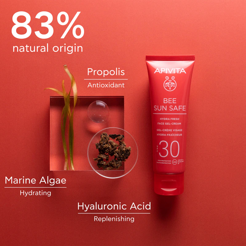 Apivita Bee Sun Safe Hydra Fresh Face Gel-Cream SPF30