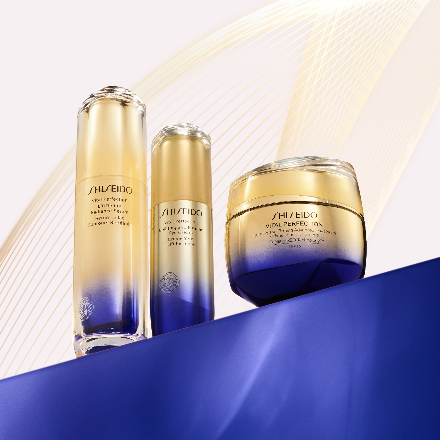 Shiseido Anti-Aging Care Vital Perfection nostiprinošs un savelkošs dienas krēms SPF 30 - 50 ml