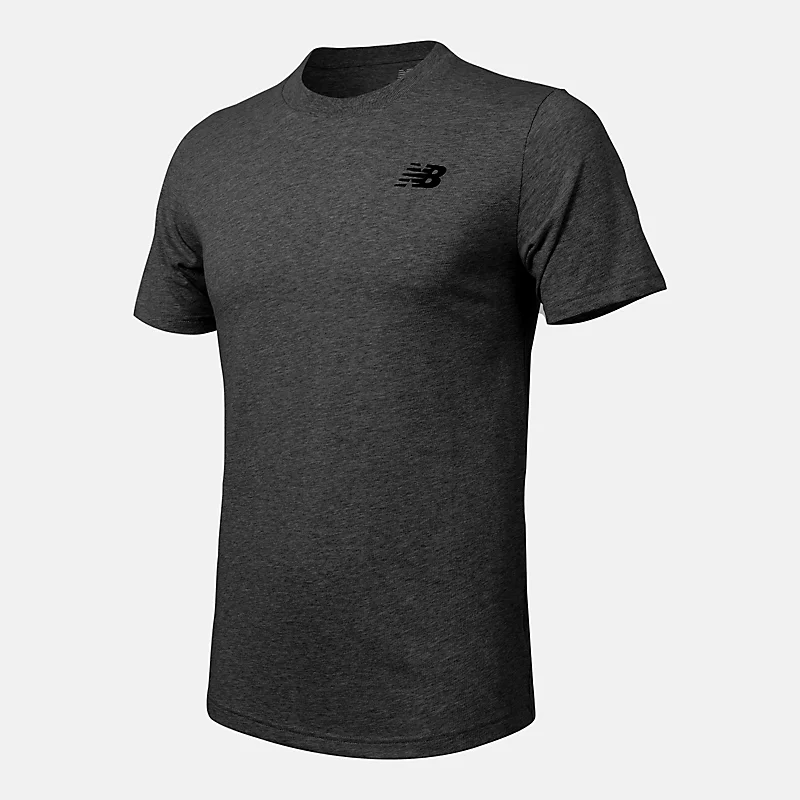 NB Classic Arch T-shirt voor heren – HEATHER CHARCOAL